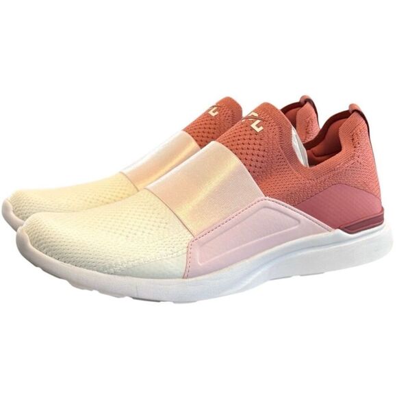 NEW NWT Athletic Propulsion Labs (APL) Techloom Women’s Size 10.5 Peach Cream Ce - Picture 1 of 9